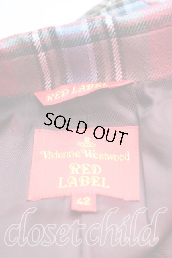 画像5: ヴィヴィアンウエストウッド 中古 / SU/タータンチェックセットアップ   H-23-09-24-049-OD-ZH (5)