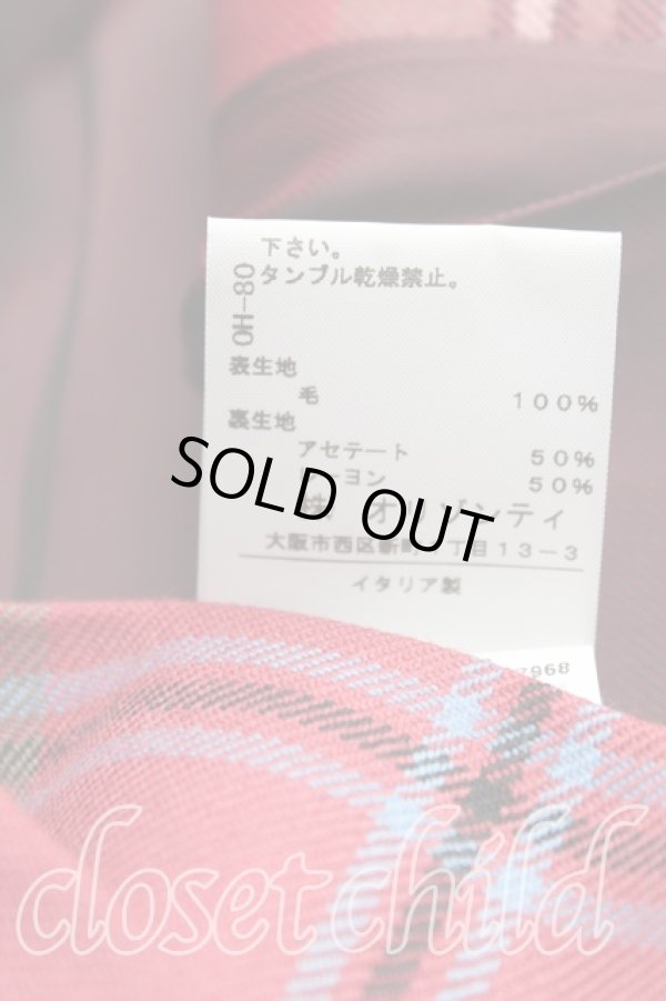 画像6: ヴィヴィアンウエストウッド 中古 / SU/タータンチェックセットアップ   H-23-09-24-049-OD-ZH (6)