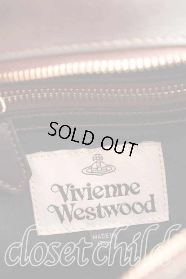 画像4: ヴィヴィアンウエストウッド 中古 / オーブ刺繍ヤスミンバッグ   H-23-10-01-115-IN-ZH (4)