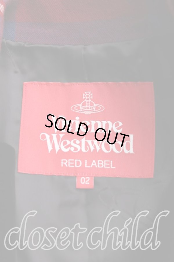 画像3: ヴィヴィアンウエストウッド 中古 / タータンチェックラブジャケット   H-23-10-08-051-jc-IN-ZH (3)