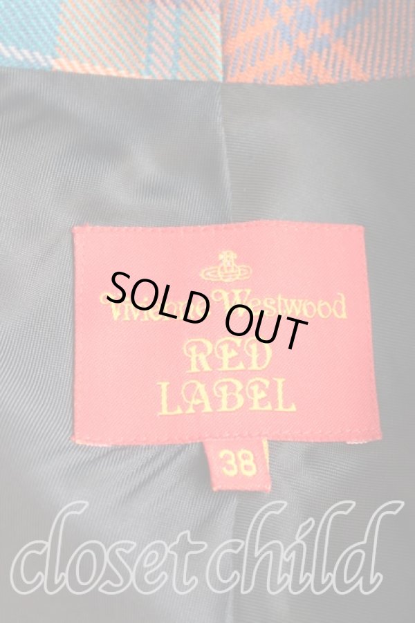 画像3: ヴィヴィアンウエストウッド 中古 / タータンチェック変形ジャケット   H-23-10-15-001-jc-OD-ZH (3)