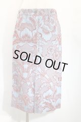 【USED】Vivienne Westwood / フラワー刺繍ロングスカート ヴィヴィアンウエストウッド ビビアン   M 水色 【中古】 H-23-10-22-033-sk-OD-ZH