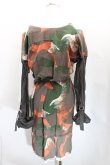 画像2: 【SALE】【20%OFF】ヴィヴィアンウエストウッド 中古 / 総柄モスリンワンピース    OS カーキ  H-23-10-22-051-op-OD-ZH (2)