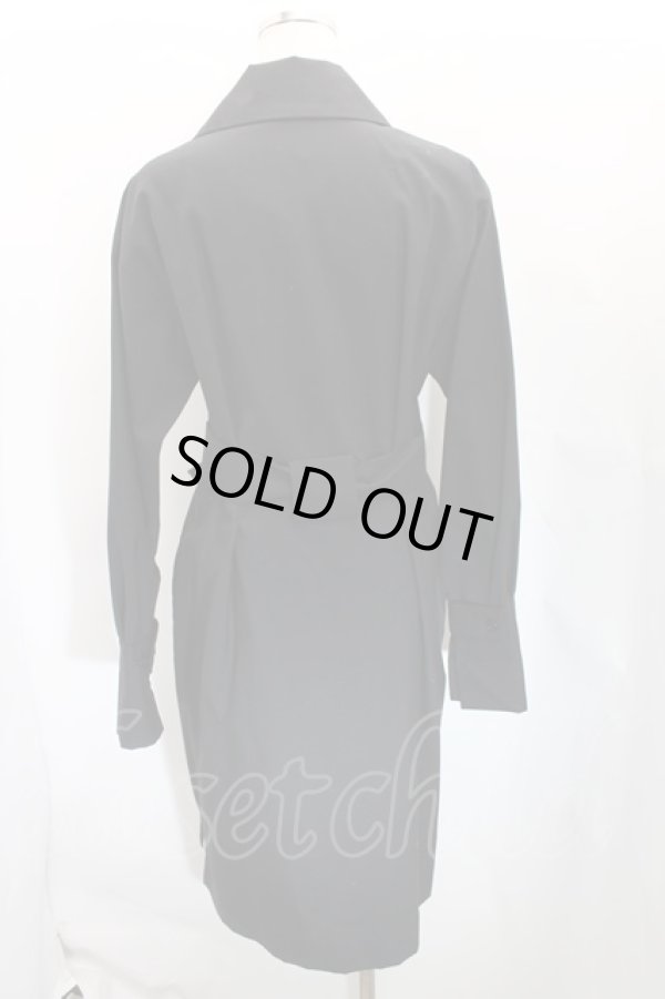 画像2: ヴィヴィアンウエストウッド 中古 / 比翼ロングコート    1 黒  H-23-10-22-009-co-IN-ZH (2)