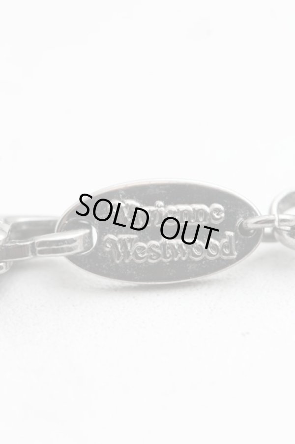 画像4: ヴィヴィアンウエストウッド 中古 /スモールオーブネックレス   ガンメタ  H-23-10-22-111-nl-OD-ZH (4)