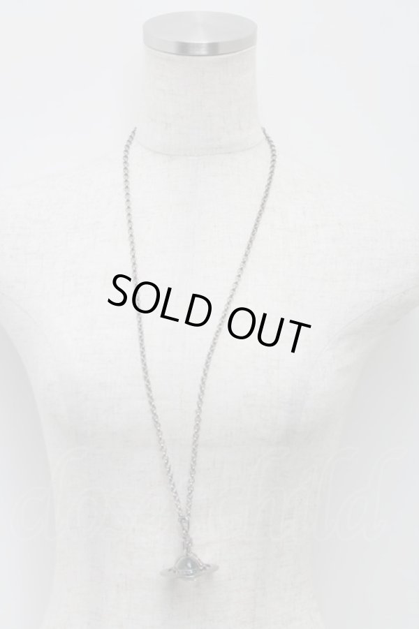 画像5: ヴィヴィアンウエストウッド 中古 /スモールオーブネックレス   ガンメタ  H-23-10-22-111-nl-OD-ZH (5)