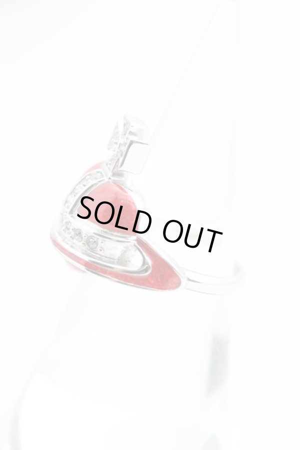 画像2: ヴィヴィアンウエストウッド 中古 / RG/ディアマンテハートリング    XS シルバー  H-23-10-22-128-rg-OD-ZH (2)