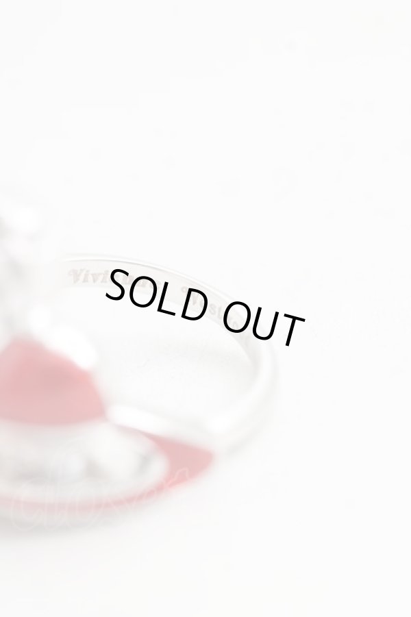 画像4: ヴィヴィアンウエストウッド 中古 / RG/ディアマンテハートリング    XS シルバー  H-23-10-22-128-rg-OD-ZH (4)