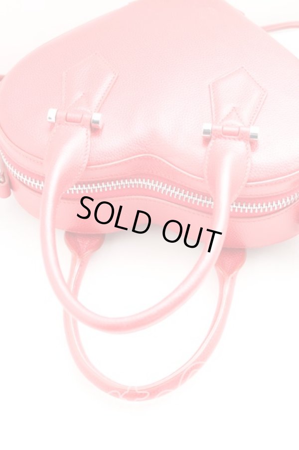 画像4: ヴィヴィアンウエストウッド 中古 / ハートショルダーバッグ   赤  H-23-10-29-091-ba-IN-ZH (4)