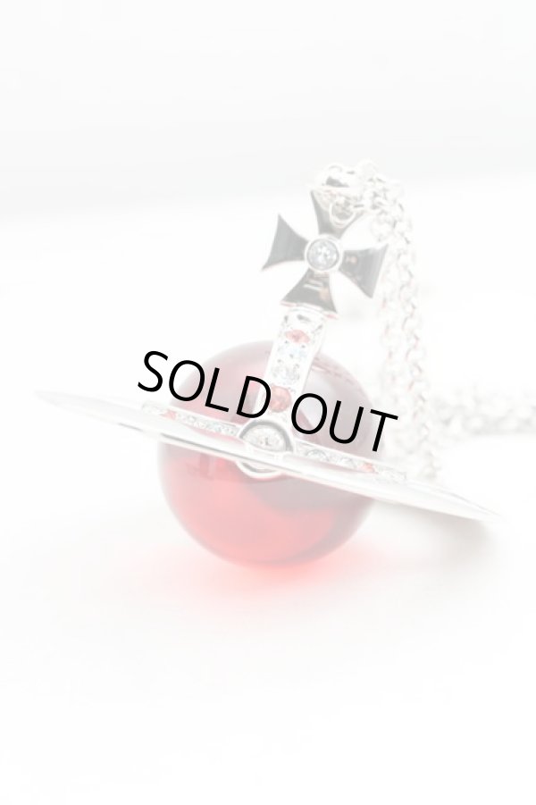 画像3: ヴィヴィアンウエストウッド 中古 / ジャイアントオーブネックレス   赤  H-23-10-29-107-nl-OD-ZH (3)