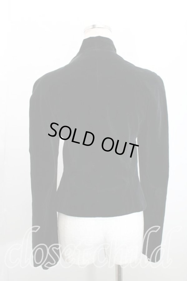 画像2: ヴィヴィアンウエストウッド 中古 / 別珍タイフロントジャケット    42 黒  H-23-11-05-004-jc-IN-ZH (2)