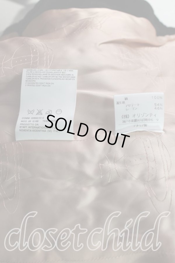 画像6: ヴィヴィアンウエストウッド 中古 / 別珍タイフロントジャケット    42 黒  H-23-11-05-004-jc-IN-ZH (6)