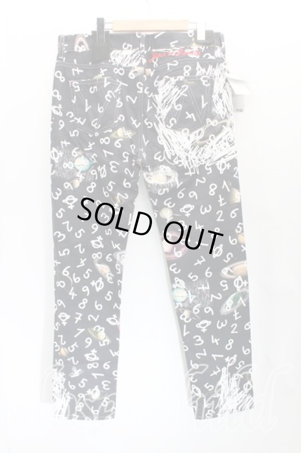 画像2: ヴィヴィアンウエストウッド MAN 中古 / プラネット&ナンバーptパンツ    34 黒   H-23-11-05-096-pa-OD-ZH (2)