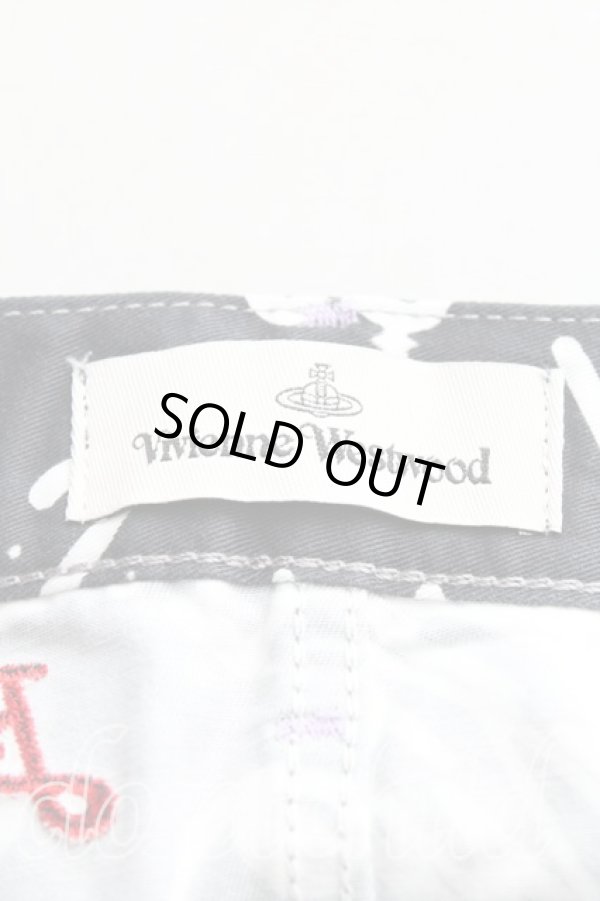 画像3: ヴィヴィアンウエストウッド MAN 中古 / プラネット&ナンバーptパンツ    34 黒   H-23-11-05-096-pa-OD-ZH (3)