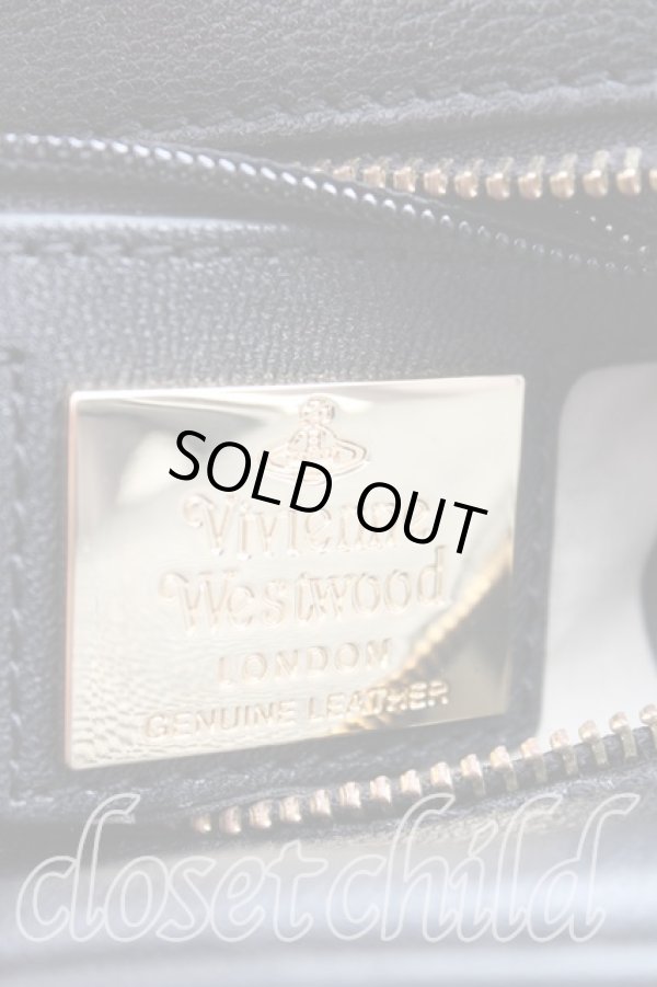 画像4: ヴィヴィアンウエストウッド 中古 / アブストラクトヤスミンバッグ   黒  H-23-11-05-124-ba-IN-ZH (4)