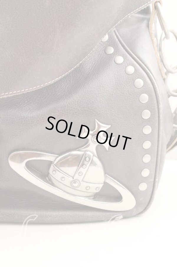 画像6: ヴィヴィアンウエストウッド 中古 / bikerショルダーバッグ    カーキ  H-23-11-05-126-ba-IN-ZH (6)