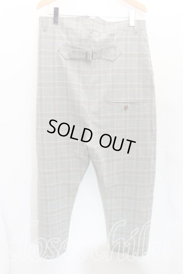 画像4: ヴィヴィアンウエストウッド MAN 中古 / グレンチェックウエストコートジャケットセットアップ    46 灰  H-23-11-12-031-su-IN-ZH (4)