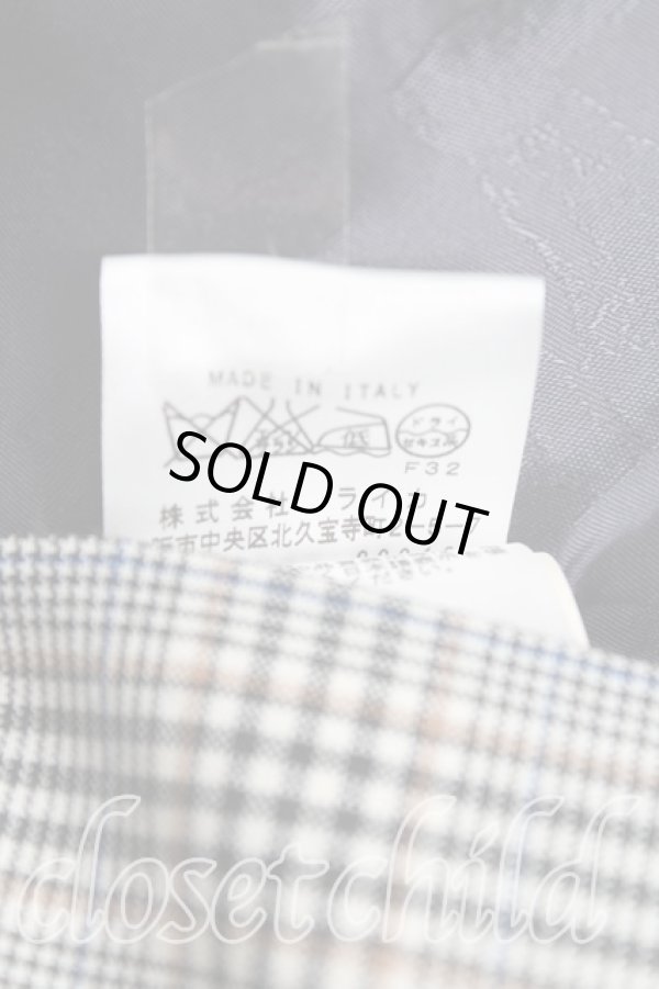 画像7: ヴィヴィアンウエストウッド MAN 中古 / グレンチェックウエストコートジャケットセットアップ    46 灰  H-23-11-12-031-su-IN-ZH (7)