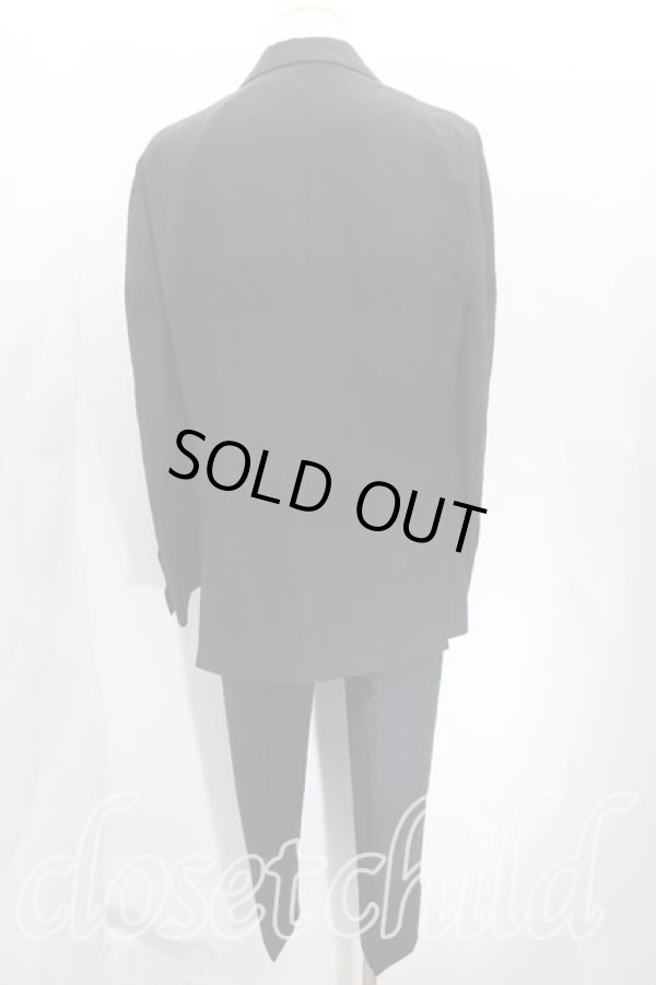 画像2: ヴィヴィアンウエストウッド MAN 中古 / リネンチェックセットアップ    48 黒  H-23-11-12-032-su-IN-ZH (2)