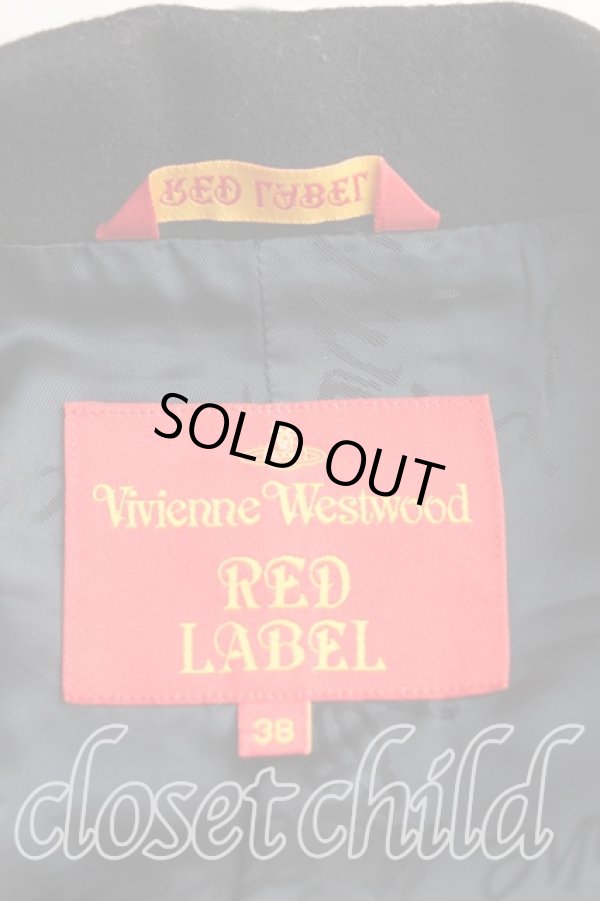 画像3: ヴィヴィアンウエストウッド 中古 / オーブボタンダブルコート    38 黒  H-23-11-12-009-co-OD-ZH (3)