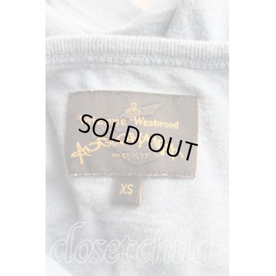 画像3: 【USED】Vivienne Westwood / オーブ刺繍Tシャツ ヴィヴィアンウエストウッド ビビアン   XS 水色 【中古】 H-23-11-12-089-ts-IN-ZH