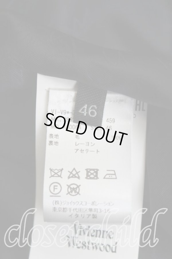 画像4: ヴィヴィアンウエストウッド MAN 中古 / タータンチェックツイードコート    46 緑  H-23-11-12-013-co-IN-ZH (4)