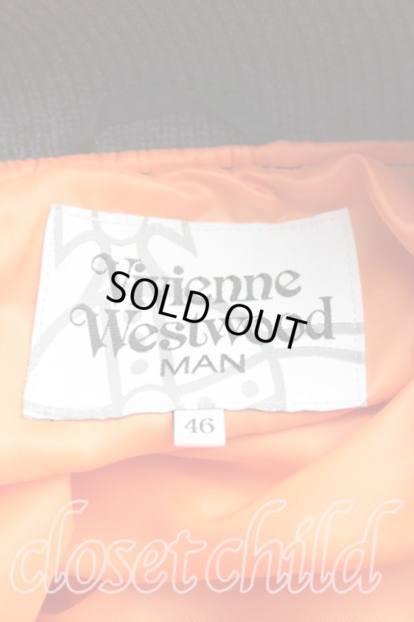 画像3: 【SALE】【15%OFF】ヴィヴィアンウエストウッド MAN 中古 / ボンバーブルゾン    46 黒  H-23-11-12-014-co-IN-ZH (3)