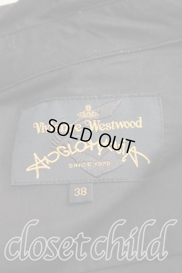 画像5: 【SALE】【10%OFF】ヴィヴィアンウエストウッド 中古 / +5℃pt変形シャツ    38 黒  H-23-11-19-027-bl-IN-ZH (5)