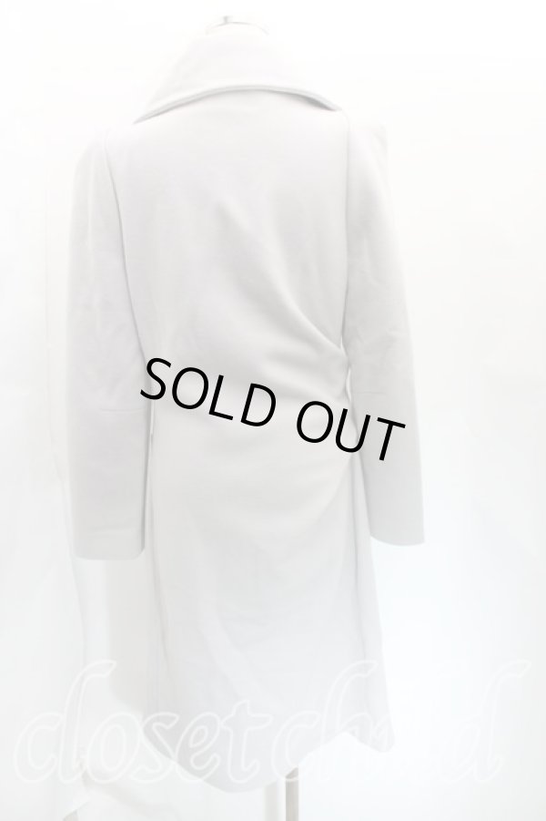 画像2: ヴィヴィアンウエストウッド 中古 / フロントアシメロングコート    2 ライトグレー  H-23-11-19-057-co-IN-ZH (2)