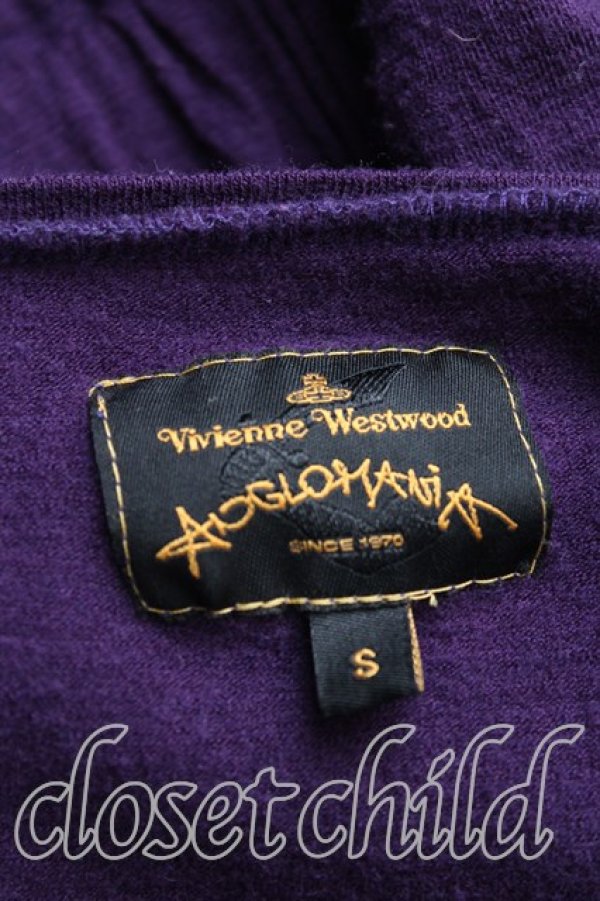 画像3: 【SALE】【15%OFF】ANGLOMANIA 中古 /ニットワンピース    S 紫  H-23-11-19-074-op-IW-ZH (3)