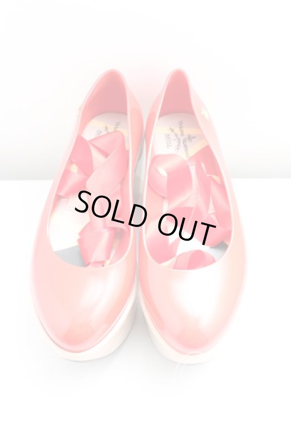 画像2: ヴィヴィアンウエストウッド×Melissa / メリッサ ロッキンホースバレリーナ    38 赤  H-23-11-19-092-sh-IN-ZH (2)