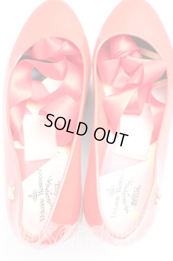 画像6: ヴィヴィアンウエストウッド×Melissa / メリッサ ロッキンホースバレリーナ    38 赤  H-23-11-19-092-sh-IN-ZH (6)