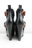 画像4: 【SALE】【10%OFF】ヴィヴィアンウエストウッド 中古 / ボンテージウェッジソールブーツ    38 黒  H-23-11-19-094-sh-OD-ZH (4)