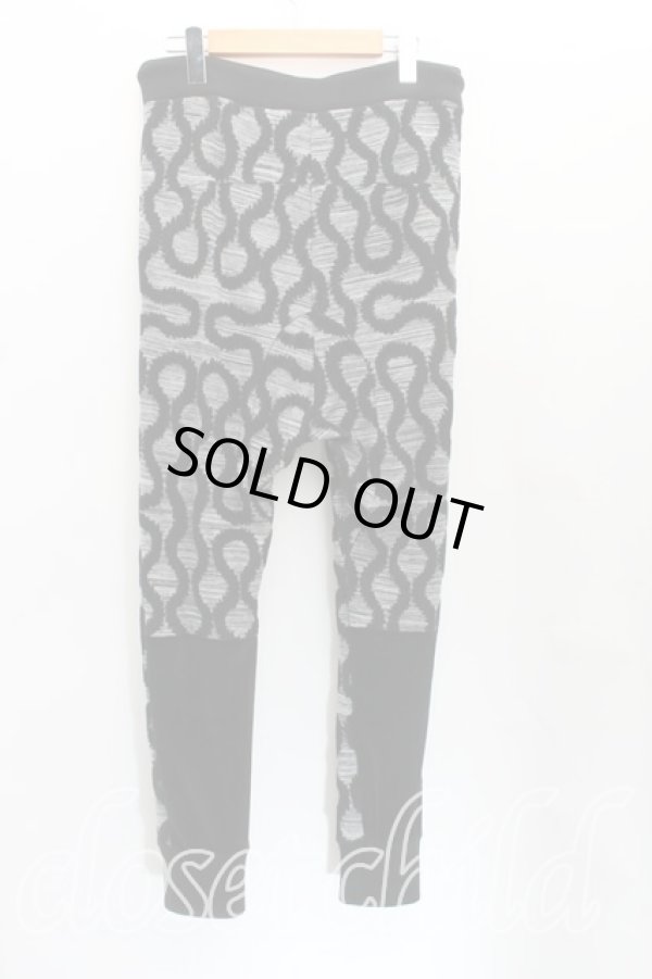 画像2: 【SALE】【15%OFF】ヴィヴィアンウエストウッド MAN 中古 / GREYスクイグルレギンス    XS 黒  H-23-11-19-021-pa-OD-ZH (2)