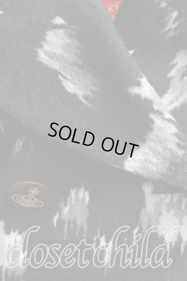 画像5: ヴィヴィアンウエストウッド 中古 / レオパード柄プリンセスコート    3 黒  H-23-11-26-050-co-OD-ZH (5)