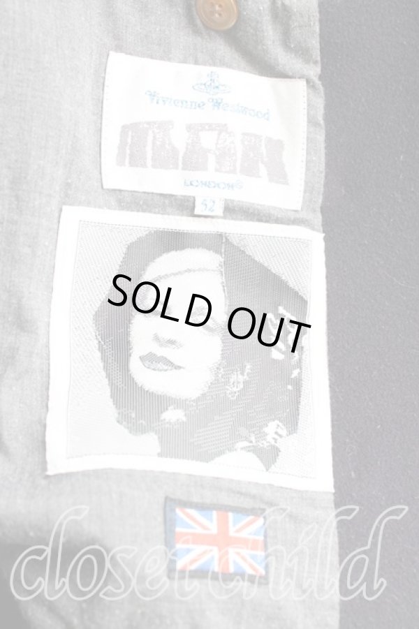 画像3: ヴィヴィアンウエストウッド 中古 / ダブルブレストコート    52 紺  H-23-11-26-052-co-IN-ZH (3)