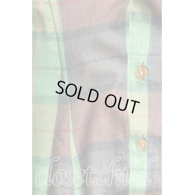 画像5: 【USED】Vivienne Westwood / カラーオーブ刺繍ブロックチェックシャツ ヴィヴィアンウエストウッド ビビアン   III 緑 【中古】 H-23-11-26-071-bl-OD-ZH