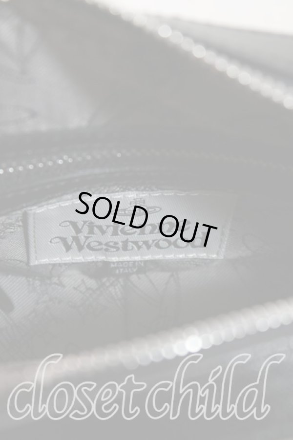 画像4: ヴィヴィアンウエストウッド 中古 / サフィアーノカメラバッグ   黒  H-23-11-26-118-ba-OD-ZH (4)