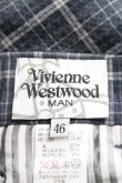 画像3: ヴィヴィアンウエストウッド MAN 中古 / チェックパンツ    46 灰  H-23-12-03-040-pa-IN-ZH (3)