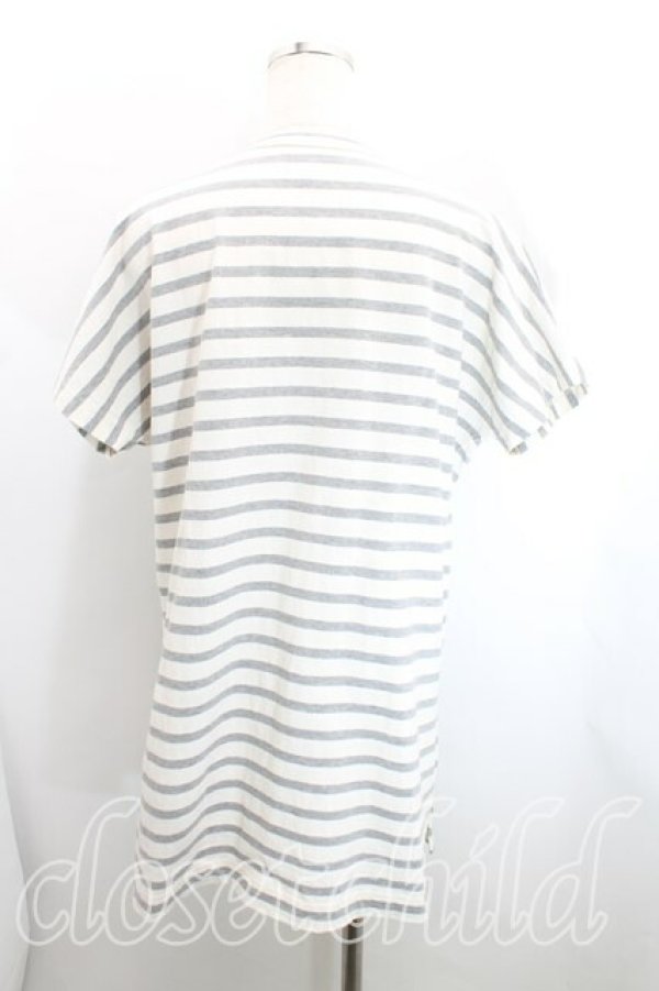 画像2: ヴィヴィアンウエストウッド 中古 / サティア額縁カットソー    00 灰  H-23-12-03-084-to-OD-ZH (2)