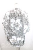 画像2: ヴィヴィアンウエストウッド 中古 / /フラワーpt変形トップス    00 灰  H-23-12-03-085-to-IN-ZH (2)