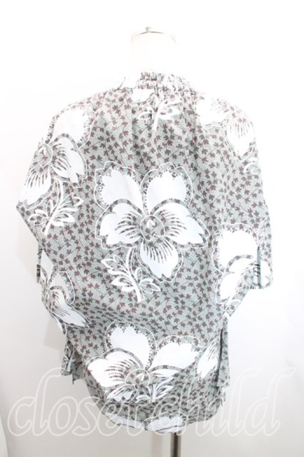 画像2: ヴィヴィアンウエストウッド 中古 / /フラワーpt変形トップス    00 灰  H-23-12-03-085-to-IN-ZH (2)