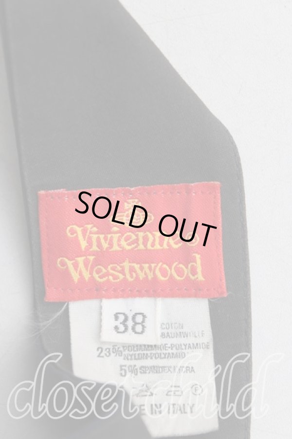 画像4: ヴィヴィアンウエストウッド 中古 / カラーオーブ刺繍コルセット    38 紺  H-23-12-03-014-to-IN-ZH (4)