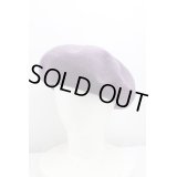 【USED】Vivienne Westwood / グラフティオーブ刺繍ベレー帽 ヴィヴィアンウエストウッド ビビアン  紫 【中古】 H-23-12-10-093-ha-OD-ZH
