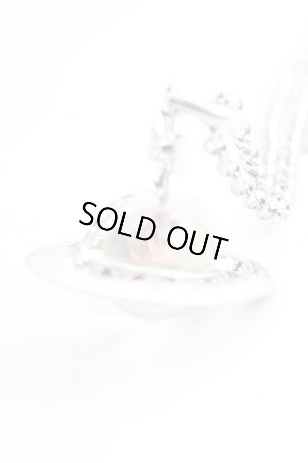 画像2: ヴィヴィアンウエストウッド 中古 /スモールオーブネックレス   シルバー  H-23-12-17-114-nl-OD-ZH (2)