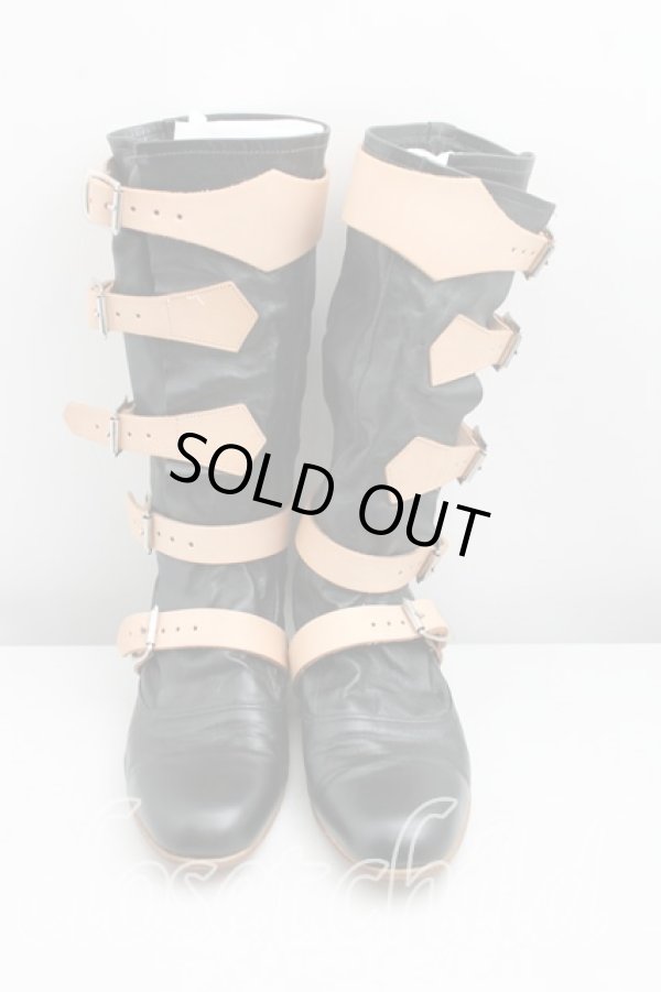 画像2: ヴィヴィアンウエストウッド 中古 / パイレーツブーツ    UK6 黒  H-23-12-24-023-sh-IN-ZH (2)