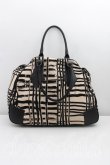 画像2: ヴィヴィアンウエストウッド 中古 / ペイント総柄ヤスミンバッグ   生成×黒  H-23-12-24-003-ba-IN-ZH (2)