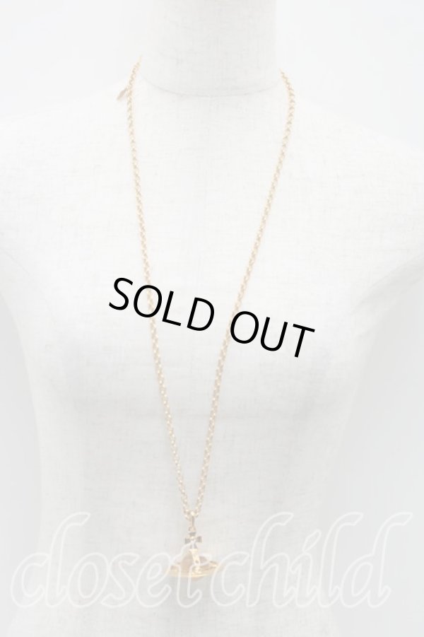 画像6: ヴィヴィアンウエストウッド 中古 / スモールオーブネックレス   ゴールド  H-23-12-24-092-nl-OD-ZH (6)