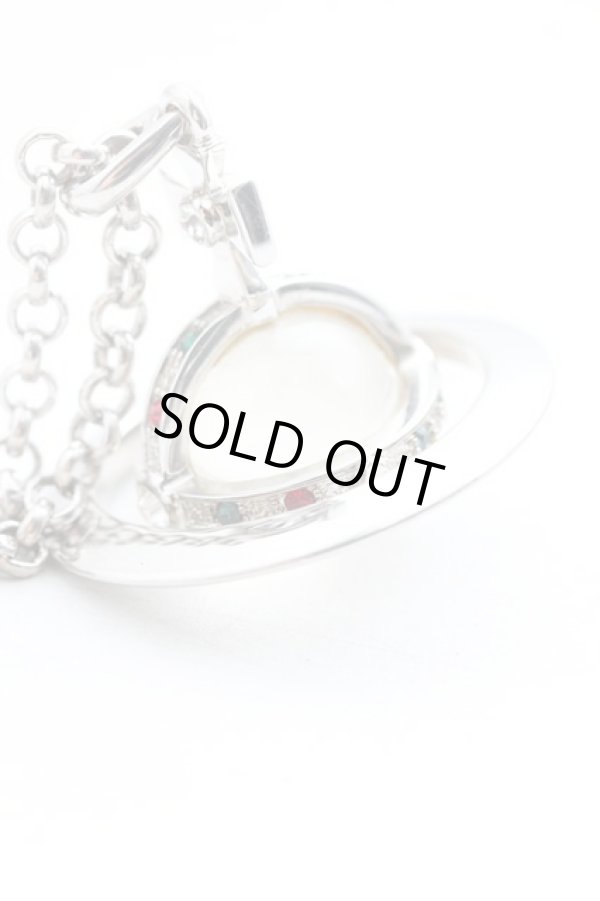 画像2: ヴィヴィアンウエストウッド 中古 /スモールオーブネックレス   シルバー  H-23-12-24-096-nl-OD-ZH (2)