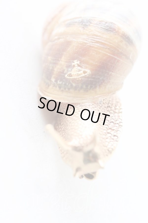 画像4: ヴィヴィアンウエストウッド 中古 /  スネイルブローチ   ゴールド  H-23-12-24-001-ac-OD-ZH (4)